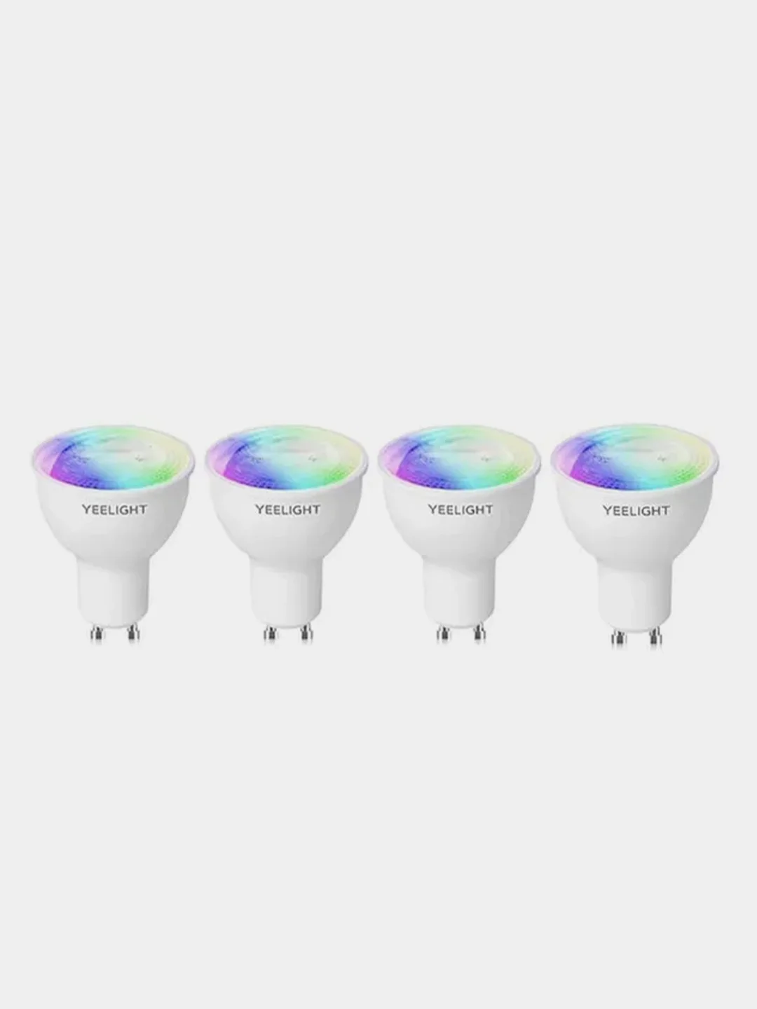 Умная лампочка Yeelight GU10 Multicolor, 4 штуки