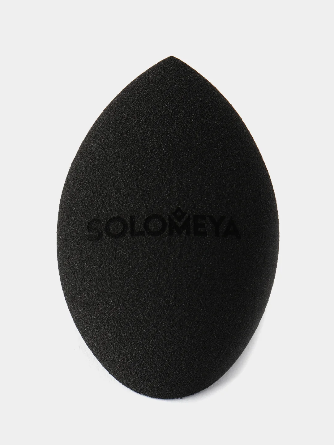 Косметический спонж Solomeya для макияжа со срезом Черный