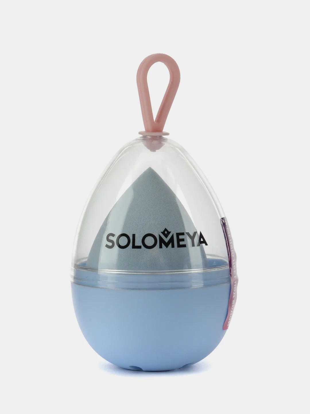 Косметический спонж Solomeya для макияжа, меняющий цвет Blue-pink