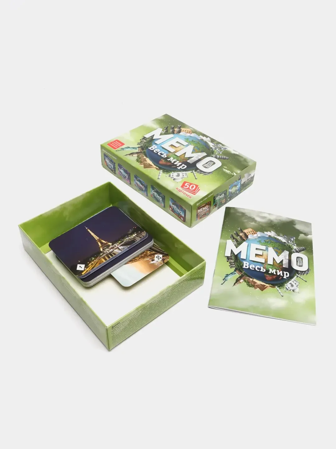 Лесной зеленый настольная карточная игра  "Мемо"