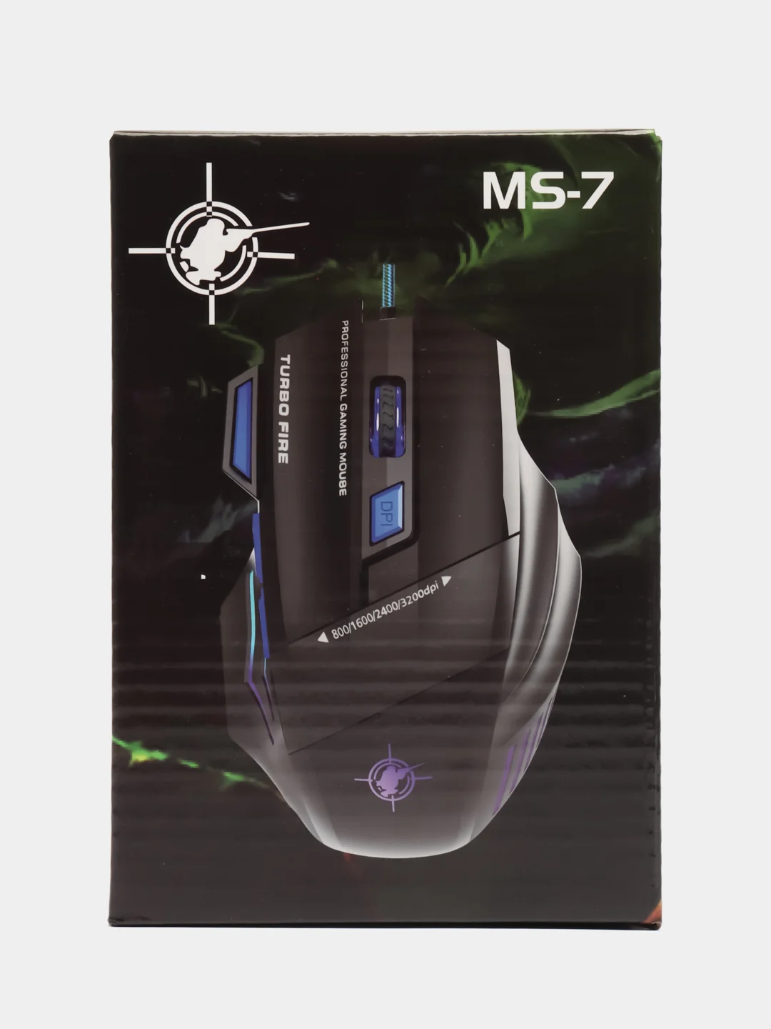 Синий проводная игровая мышь MS-7