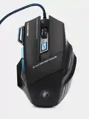 Синий проводная игровая мышь MS-7