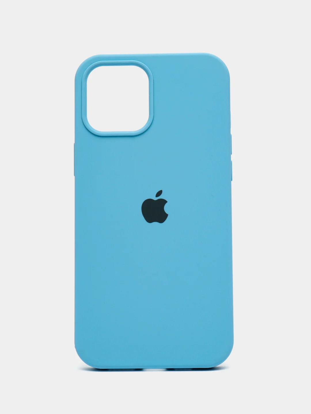 Голубой чехол для iPhone 12 Pro Max (Silicone Case)