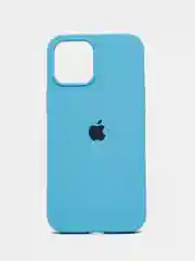 Голубой чехол для iPhone 12 Pro Max (Silicone Case)