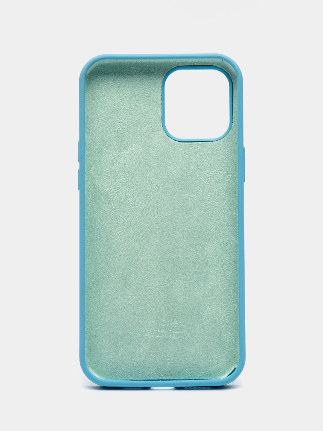 Голубой чехол для iPhone 12 Pro Max (Silicone Case)