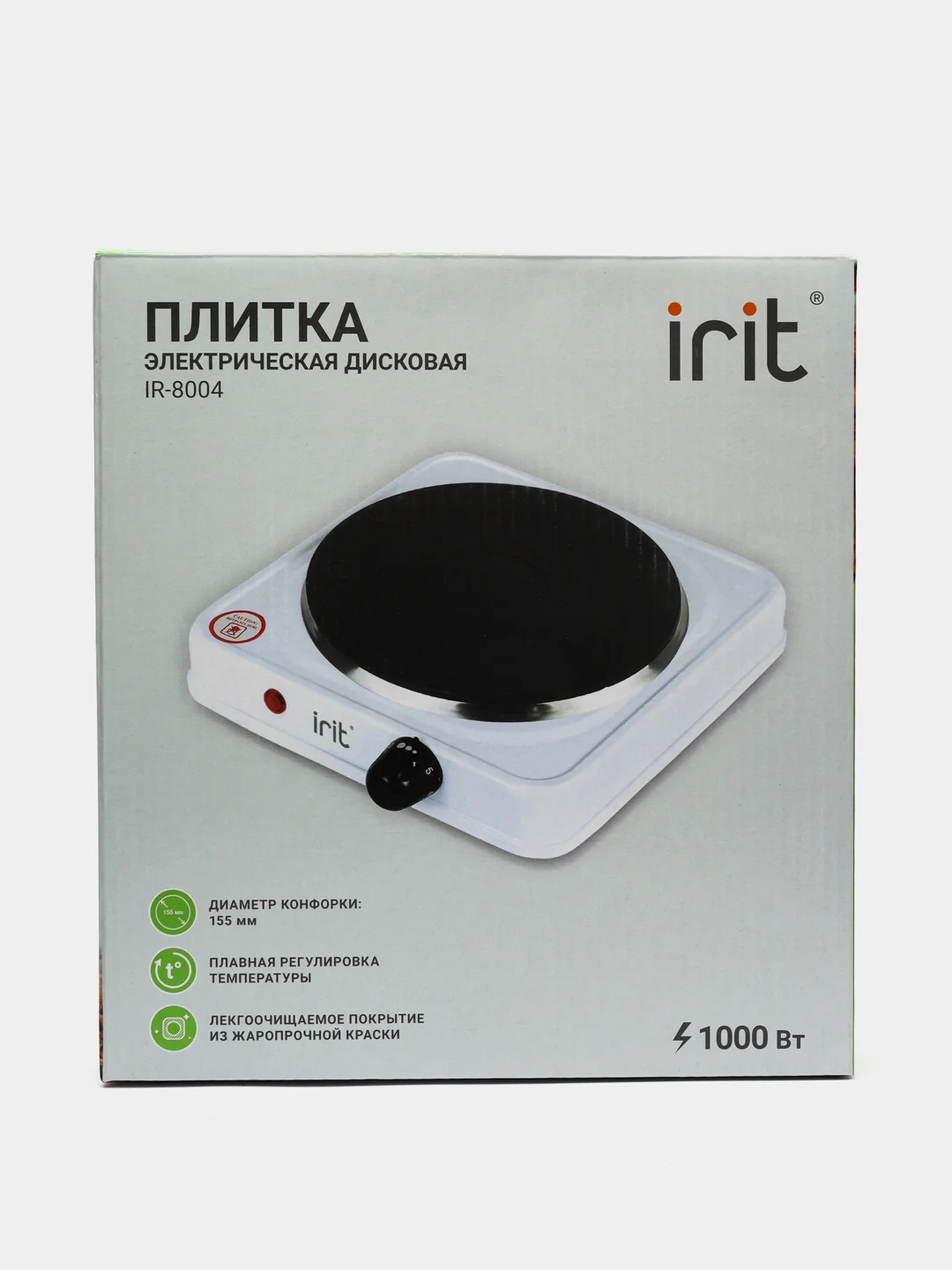 Электрическая плитка IRIT белая IR-8004