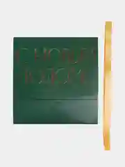 Голубой подарочная новогодняя коробка