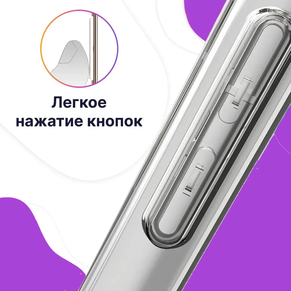Чехол для Samsung Galaxy A34 5G, Самсунг А34, силиконовый, прозрачный