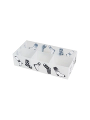 Коробка для белья Рыжий кот PSB-02/6-P, 6 ячеек, 30х15х7 см