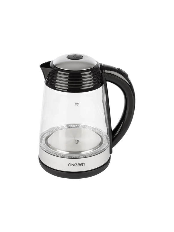 Чайник электрический Energy E-251 1.7 л, стекло, черный