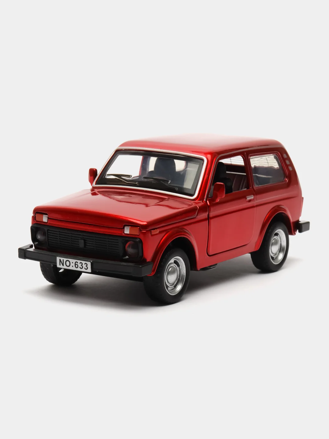Красный lada 2121 Нива 1:32 A4069