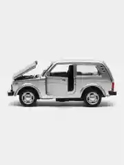 Серебряный lada 2121 Нива 1:32 A4069