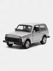 Серебряный lada 2121 Нива 1:32 A4069