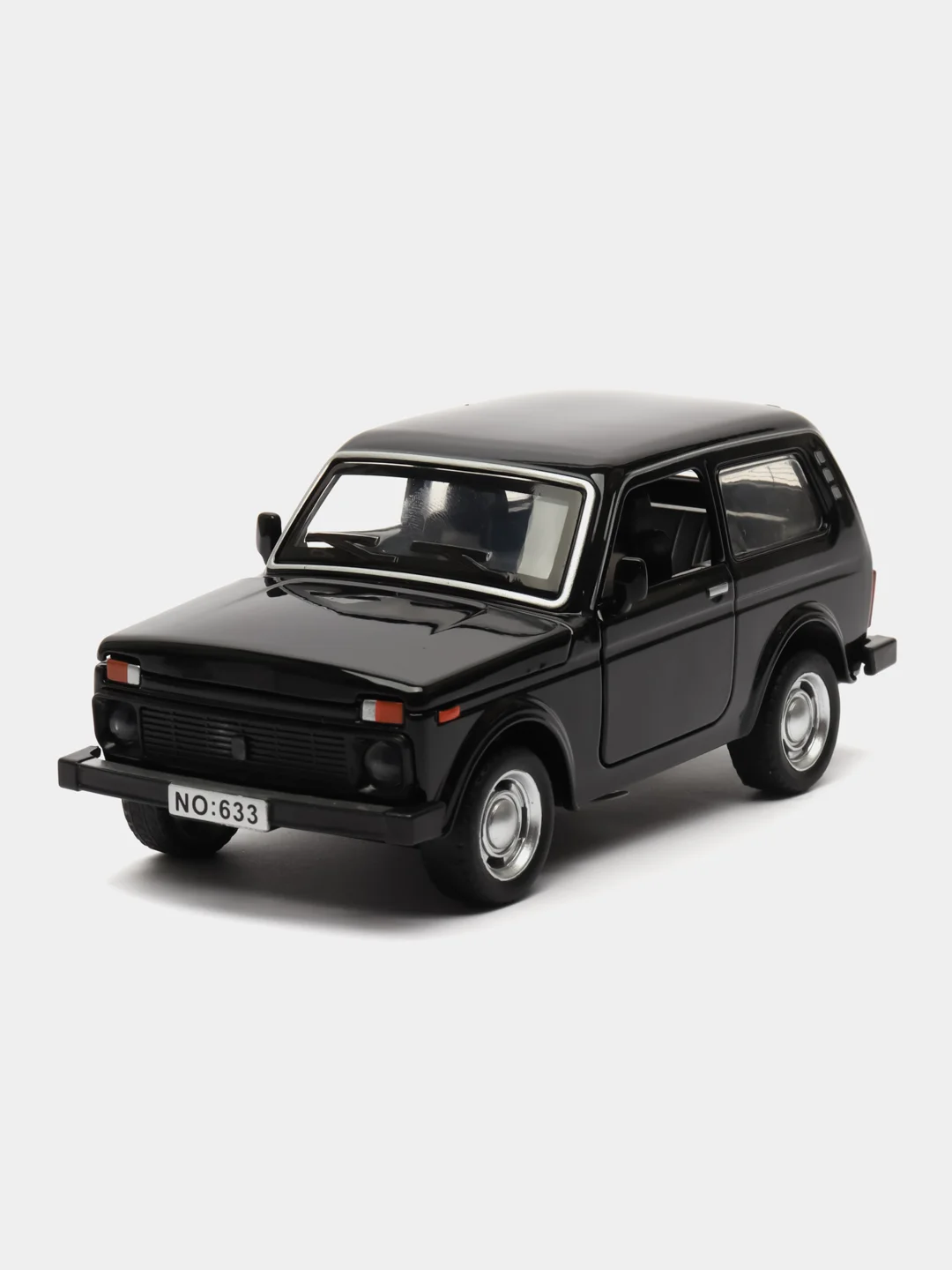 Черный lada 2121 Нива 1:32 A4069