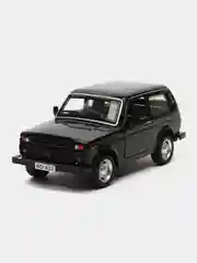 Черный lada 2121 Нива 1:32 A4069