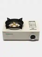 Белый газовая плита туристическая, 3,5кВт, в кейсе