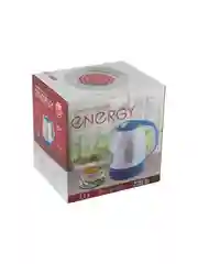 Чайник электрический Energy E-293 1.7 л, белый/голубой