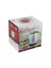 Чайник электрический Energy E-293 1.7 л, белый/зеленый