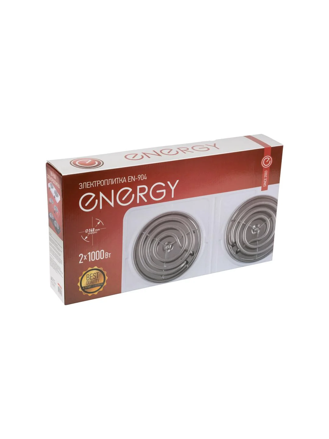 Плита настольная электрическая Energy EN-904R красный