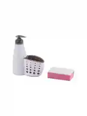 Диспенсер для жидкого мыла с местом для хранения губки Рыжий кот Dispenser