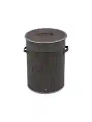 Корзина для белья Рыжий Кот BLB-01-G серый
