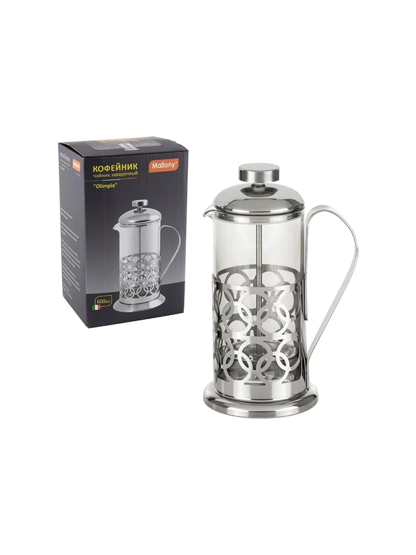 Френч-пресс Mallony T046-600ML Olimpia, 600 мл