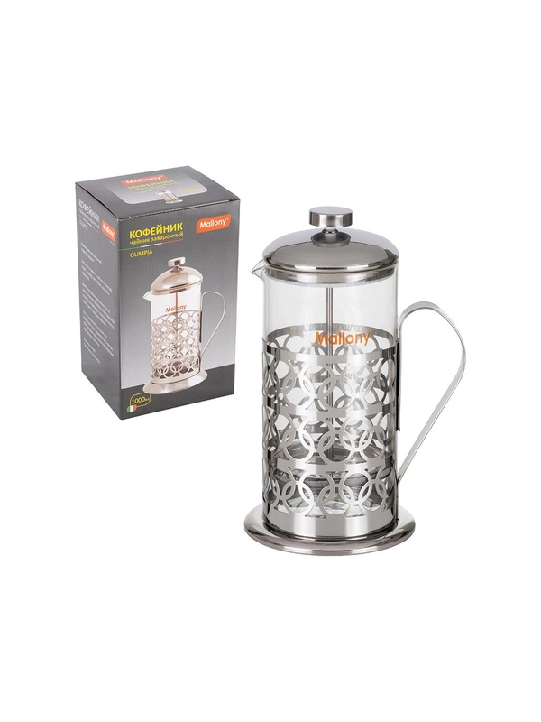 Френч-пресс Mallony T046-1000ML Olimpia,1000 мл