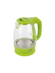 Чайник электрический HomeStar HS-1012 1.7 л, стекло, зеленый