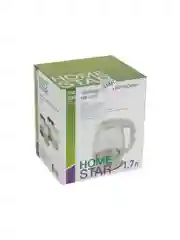 Чайник электрический HomeStar HS-1012 1.7 л, стекло, черный