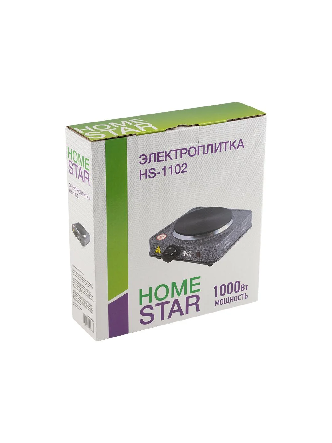 Плита настольная электрическая HomeStar HS-1102 серый
