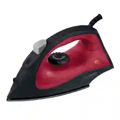 Черный утюг для одежды LUMME LU-IR1130A отпариватель, 2400Вт, тефлон, красный рубин