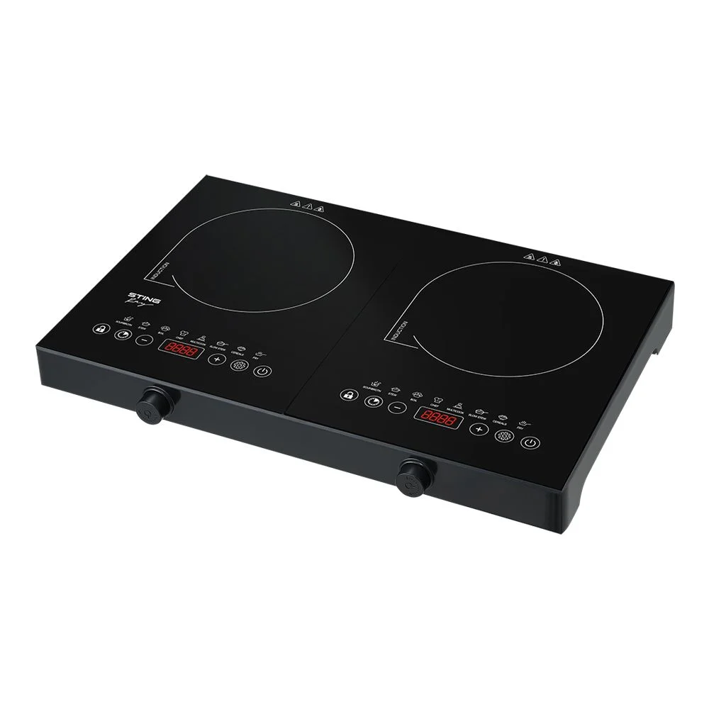 Черный плитка электрическая индукционная безимпульсная STINGRAY ST-HP3524A