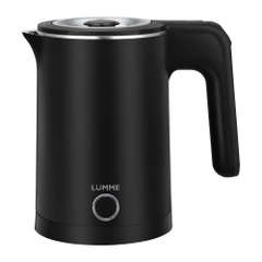 Чайник электрический LUMME LU-KT4113A металлический, 1 л, эффект термоса, черный