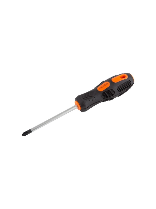 Отвертка Park Strom OTV003DK PZ2х10 см, двухкомпонентная рукоятка, крестовая