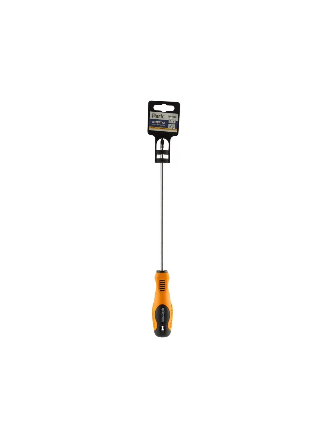 Отвертка Park Standart PH2х20 см, двухкомпонентная рукоятка, крестовая