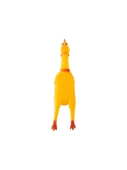 Игрушка-пищалка Рыжий кот Курица, 15 см