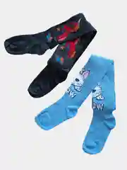 Розовый колготки детские с принтом, для мальчиков и девочек
