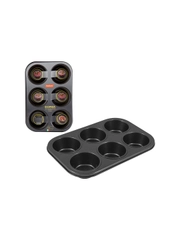 Форма для выпечки кексов Mallony BF-033 6 ячеек 31.3х21.7х4см