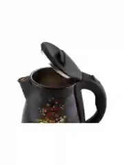 Чайник МАТРЁНА MA-003 электрический (1,7 л) стальной черный хохлома