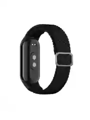 Черный ремешок для Xiaomi Mi Band 8 / 9 нейлоновый