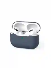Темно-синий чехол для  наушников Apple Airpods 3 аирподс силиконовый