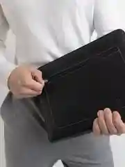 Черный папка для документов, папка сумка для документов кожаная мужская