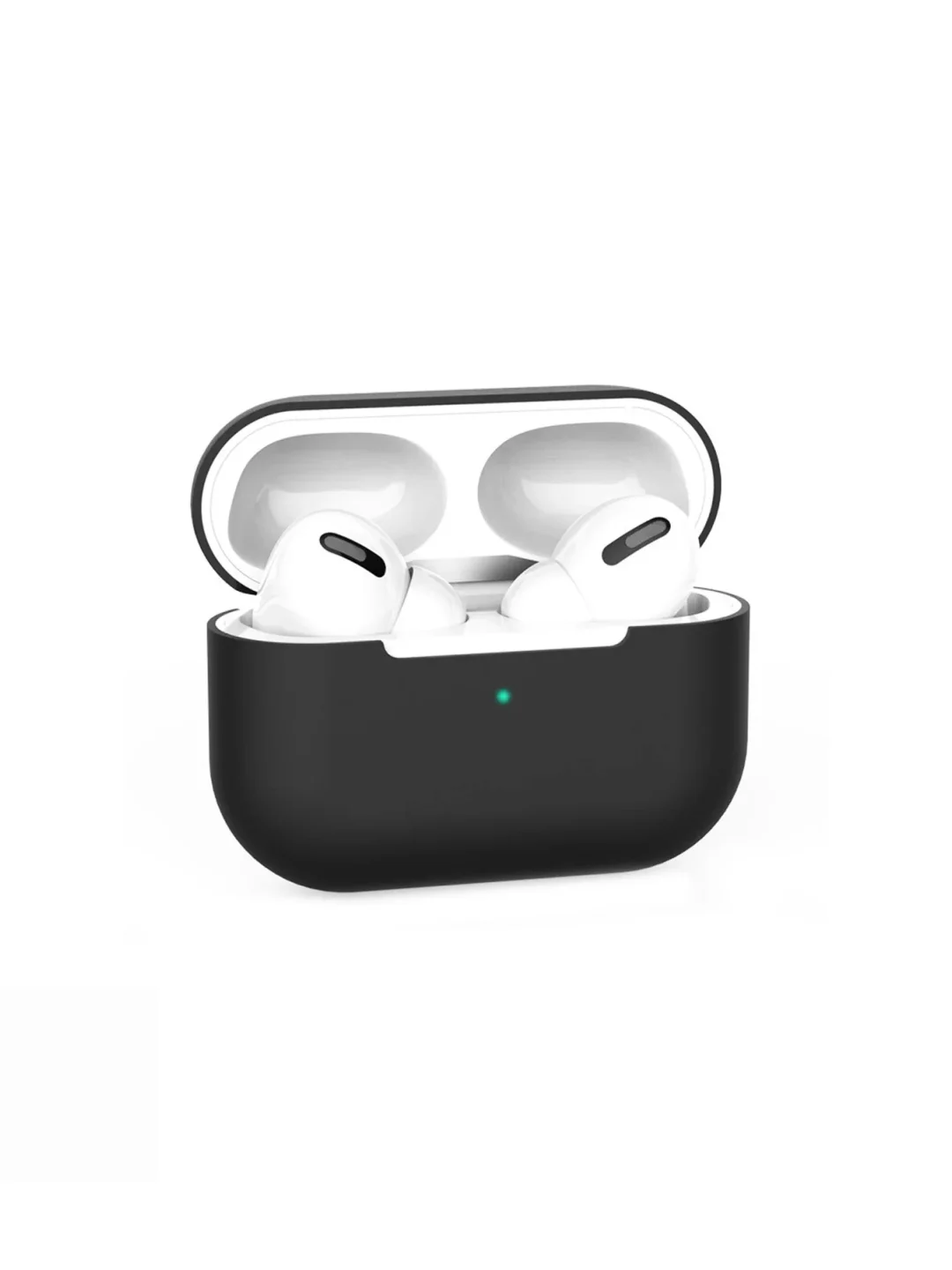 Серый чехол для  наушников Apple Airpods 3 аирподс силиконовый