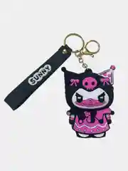 Черный брелок кошелек Kuromi, Hello Kitty
