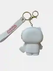 Белый брелок кошелек Kuromi, Hello Kitty