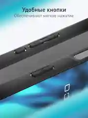 Прозрачный чехол для Apple iPhone 16 Plus пластиковый с силиконом ROSCO противоударный, защита камер