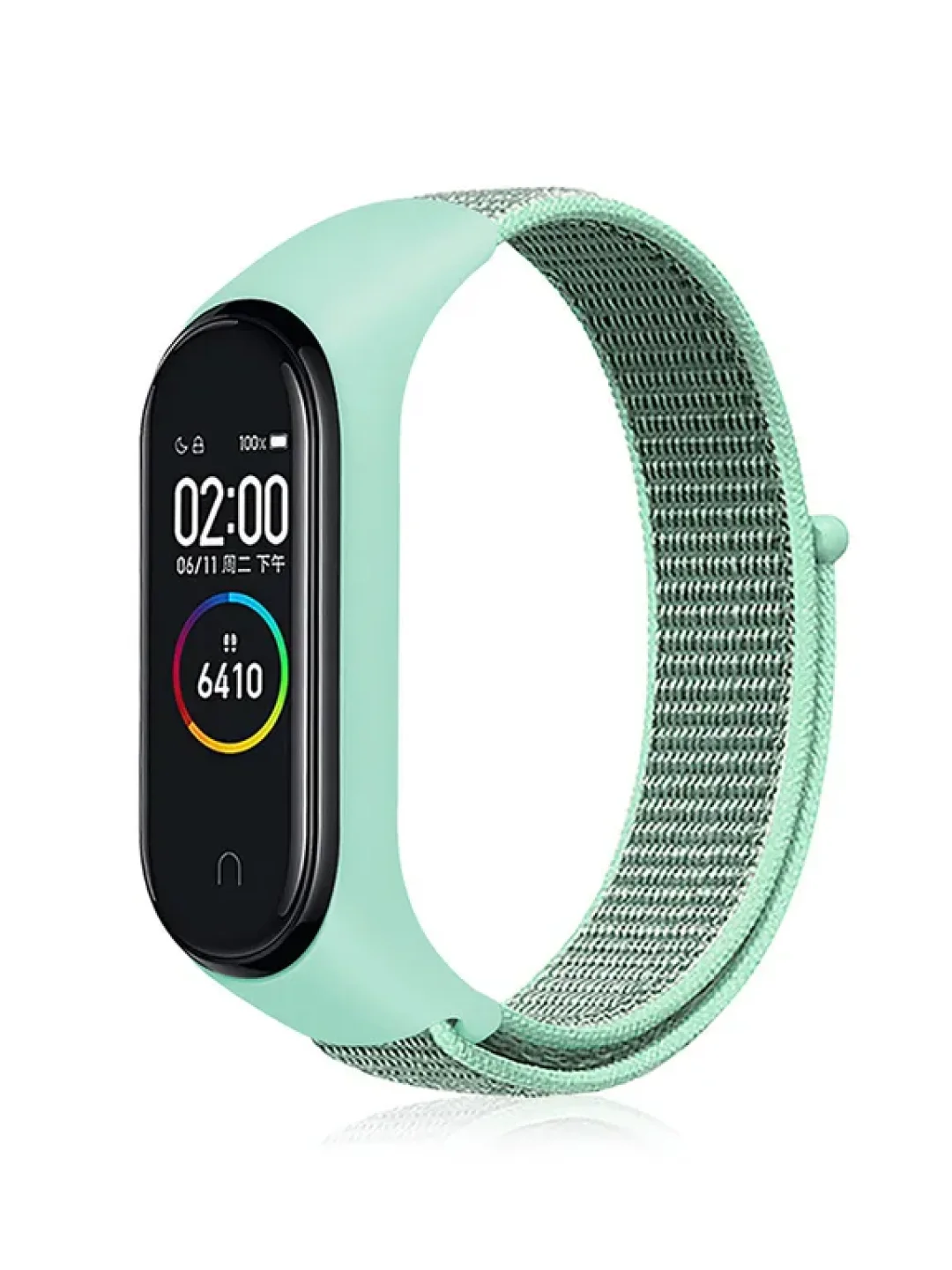 Мятный нейлоновый ремешок для Xiaomi Mi Band 7