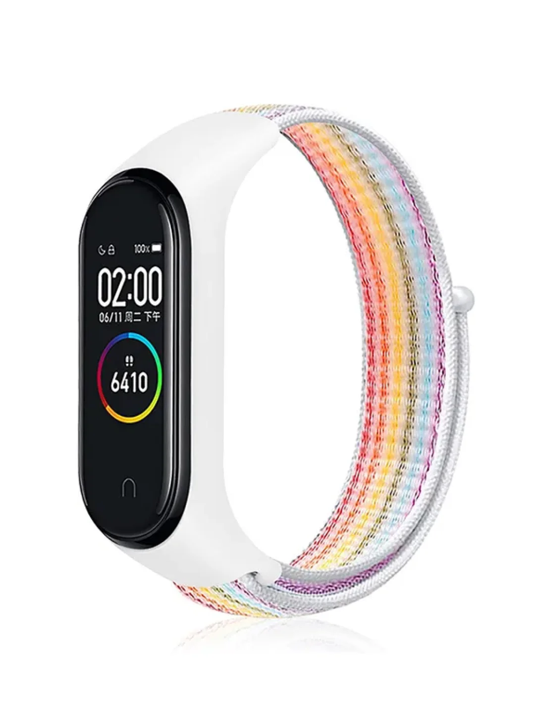 Фиолетовый нейлоновый ремешок для Xiaomi Mi Band 7