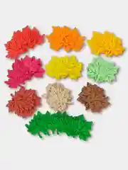 Кленовые листочки из фоамирана, 100 штук, 4,5 х 4,5 см, цвет ассорти