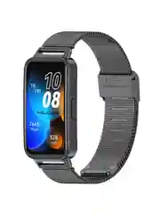 Черный металлический ремешок для Huawei band 7 / Honor band 7, миланская петля